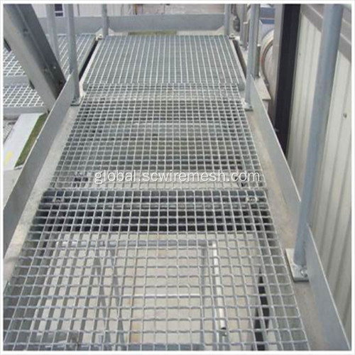 Stainless Steel Grating Galvanized Steel Bar Grating Platform Floor Manufactory